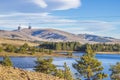 Ice on a frozen lake, Zlatibor, RibniÃÂko jezero, Serbia Royalty Free Stock Photo